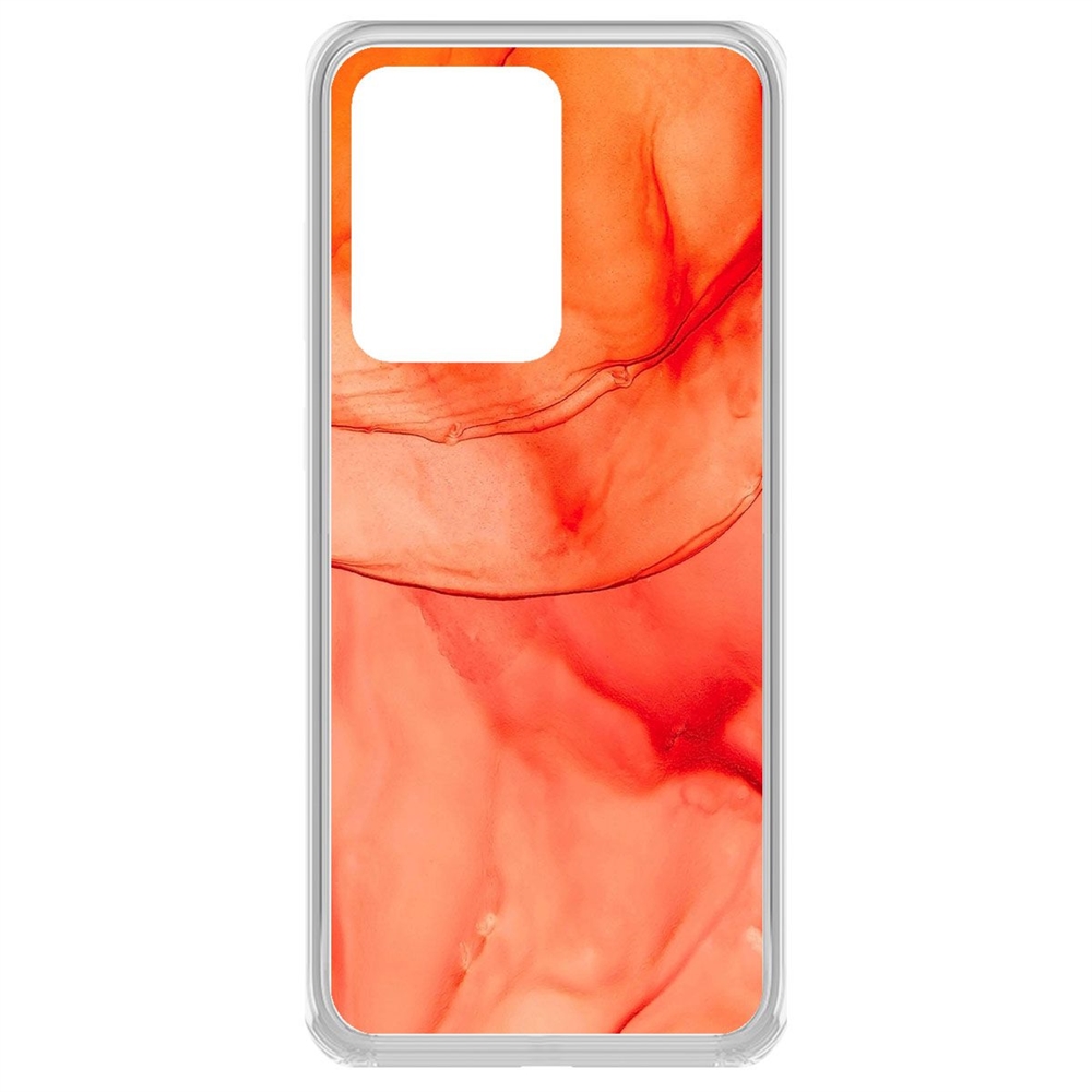 

Чехол-накладка Krutoff Clear Case Абстракт оранж для Samsung Galaxy S20 Ultra (G988)