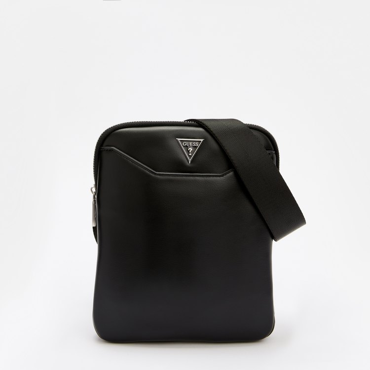 

Сумка мужская Guess HMMECAP4223 черная, Черный, HMMECAP4223