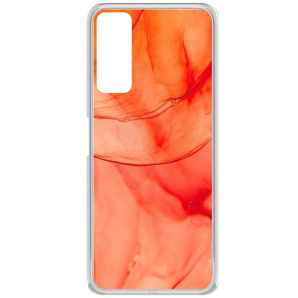 

Чехол-накладка Krutoff Clear Case Абстракт оранж для TECNO Camon 17P