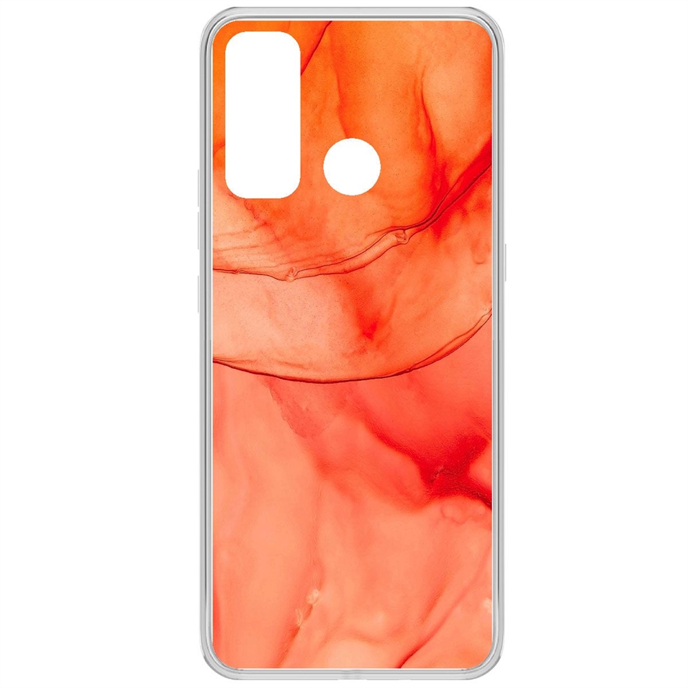 

Чехол-накладка Krutoff Clear Case Абстракт оранж для TECNO Pouvoir 4