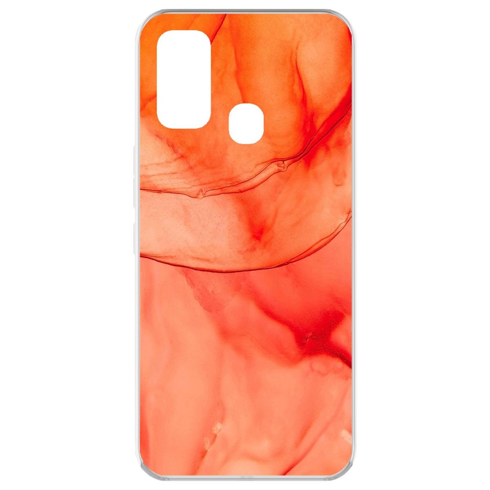 

Чехол-накладка Krutoff Clear Case Абстракт оранж для TECNO Spark 7, Прозрачный