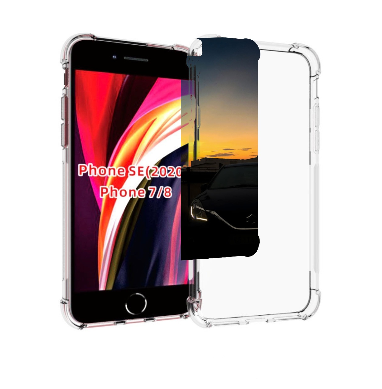 

Чехол MyPads suzuki 2 сузуки мужской для iPhone 7 4.7 / iPhone 8 / iPhone SE 2 (2020), Прозрачный, Tocco