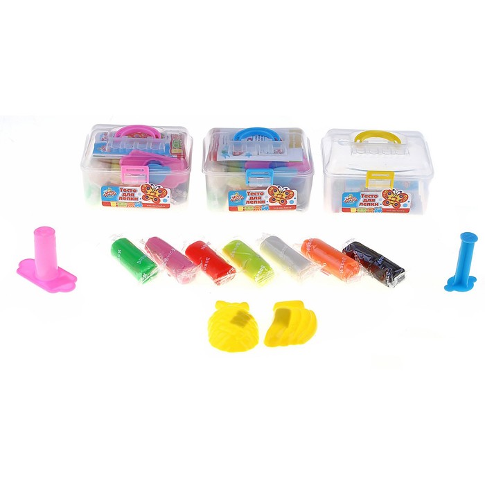 

Школа талантов 7 цветов, 190 грамм, 2 формочки, шприц, инструкция