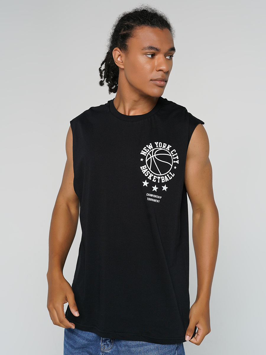 

Футболка мужская ТВОЕ черная L, 82345