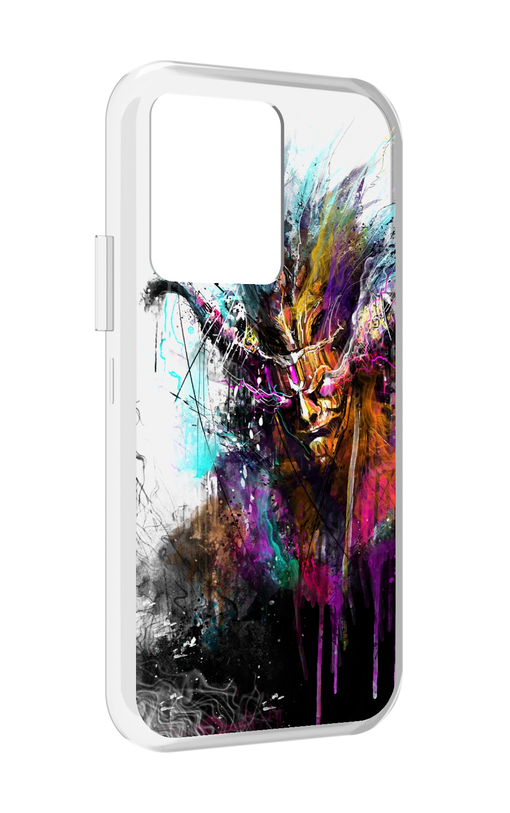 

Чехол MyPads яркий дьявол для Vivo iQOO 10, Прозрачный, Tocco