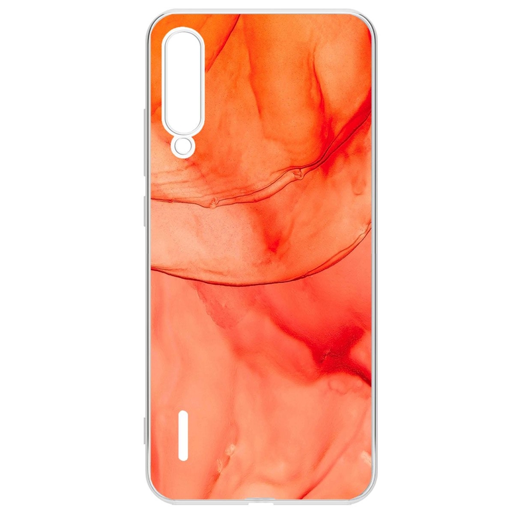 

Чехол-накладка Krutoff Clear Case Абстракт оранж для Xiaomi Mi 9 Lite