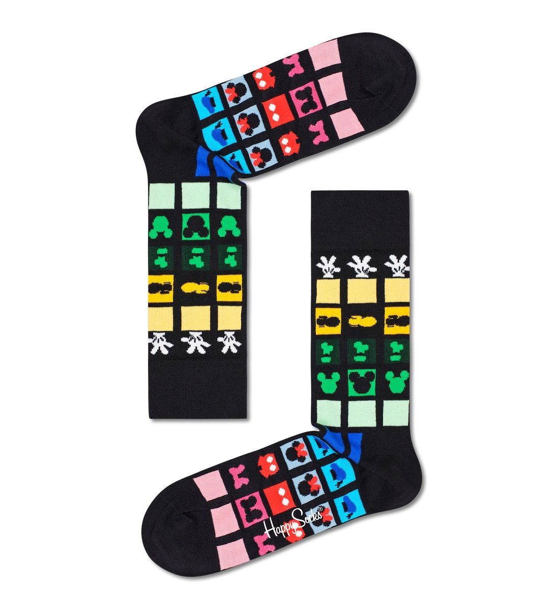 Носки унисекс Happy Socks DNY01 9300 черные 25