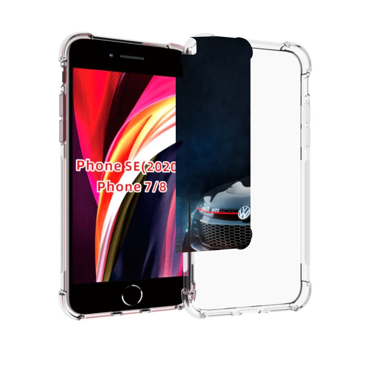 

Чехол MyPads volkswagen 2 мужской для iPhone 7 4.7 / iPhone 8, Прозрачный, Tocco