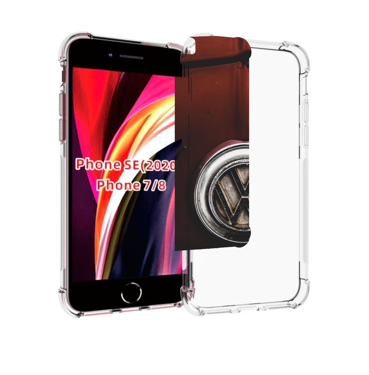 

Чехол MyPads volkswagen 1 мужской для iPhone 7 4.7 / iPhone 8, Прозрачный, Tocco