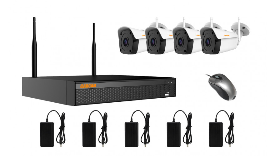 

Готовый комплект видеонаблюдения CARCAM KIT-5M 4 камеры