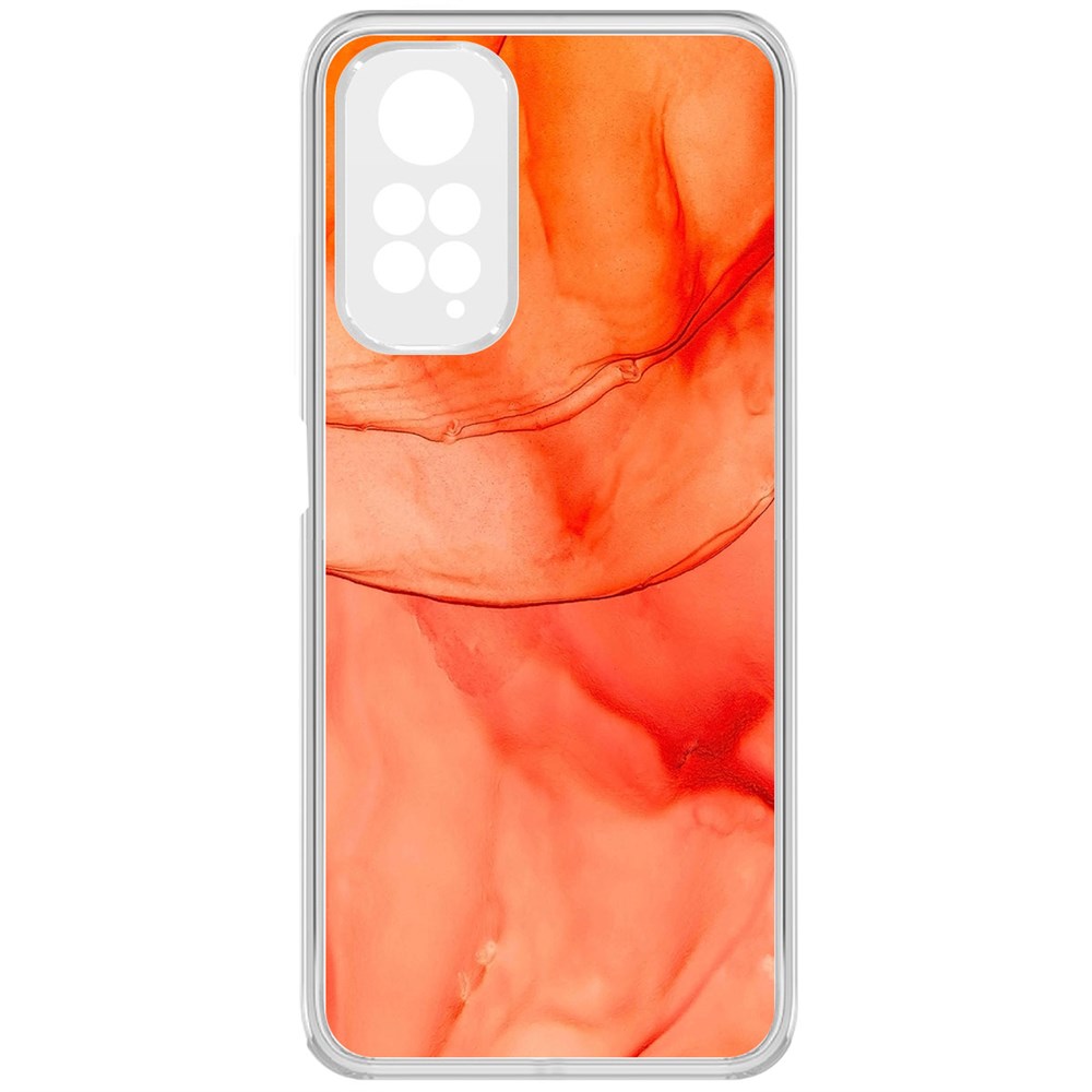 

Чехол-накладка Krutoff Clear Case Абстракт оранж для Xiaomi Redmi Note 11, Прозрачный