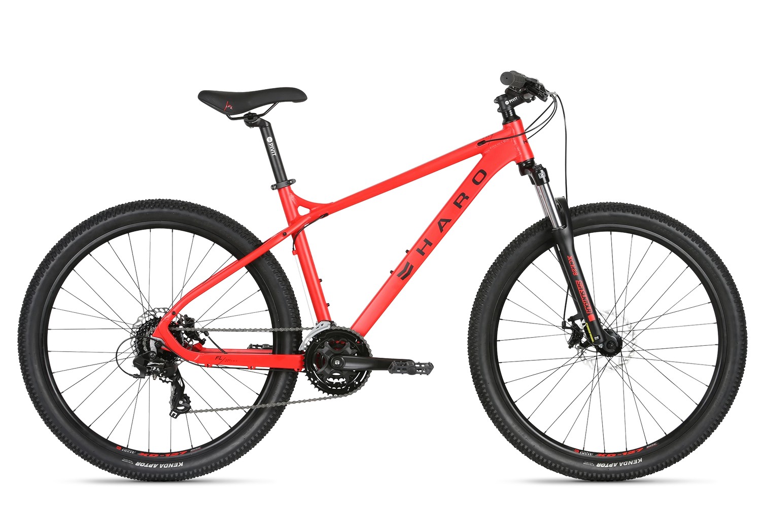 фото Горный велосипед haro велосипед горные flightline two 27.5, год 2021 , рост. 16, красный