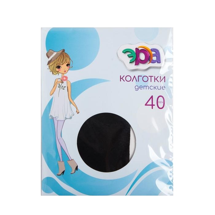 

Колготки детские ЭРА, черный, 128