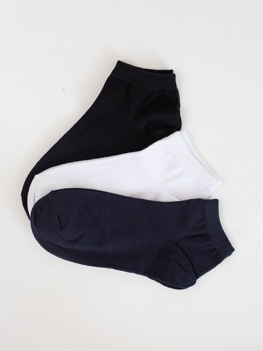 Комплект носков унисекс Мачо НаборыЦветные2 белых; синих; черных 43-46