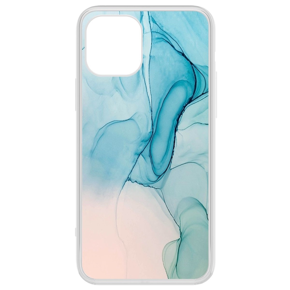 

Чехол-накладка Krutoff Clear Case Абстракт разводы для iPhone 12/12 Pro, Прозрачный