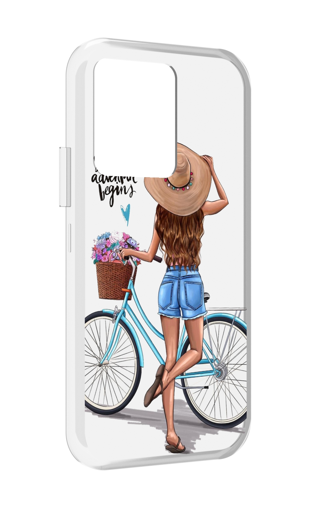 

Чехол MyPads Adventure женский для Vivo iQOO 10, Прозрачный, Tocco
