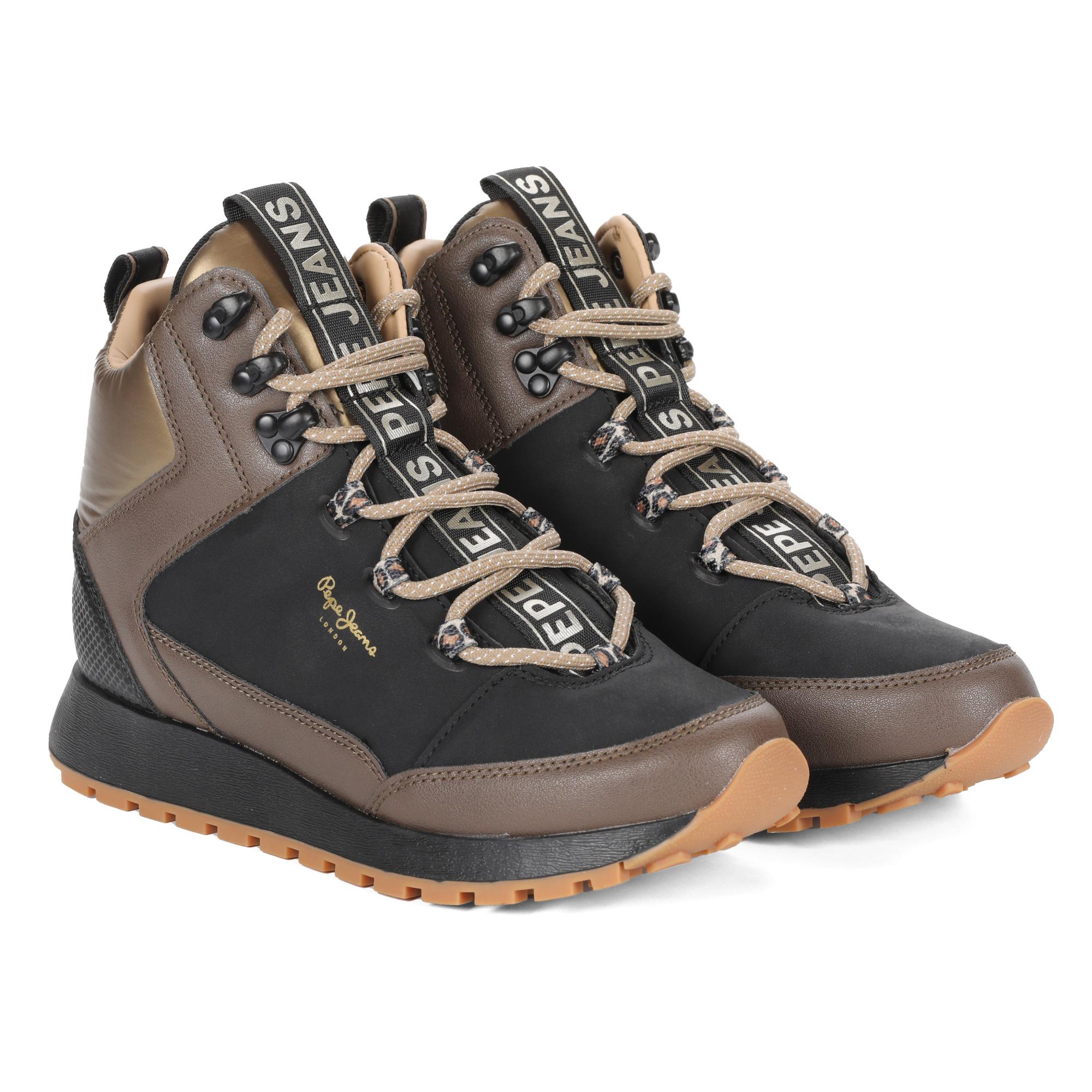 

Ботинки женские Pepe Jeans London DEAN MIX PLS31375 черные 40 EU, Черный, DEAN MIX PLS31375