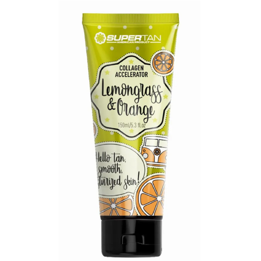 Крем-ускоритель для загара с коллагеном Supertan Lemongrass&Orange 150мл