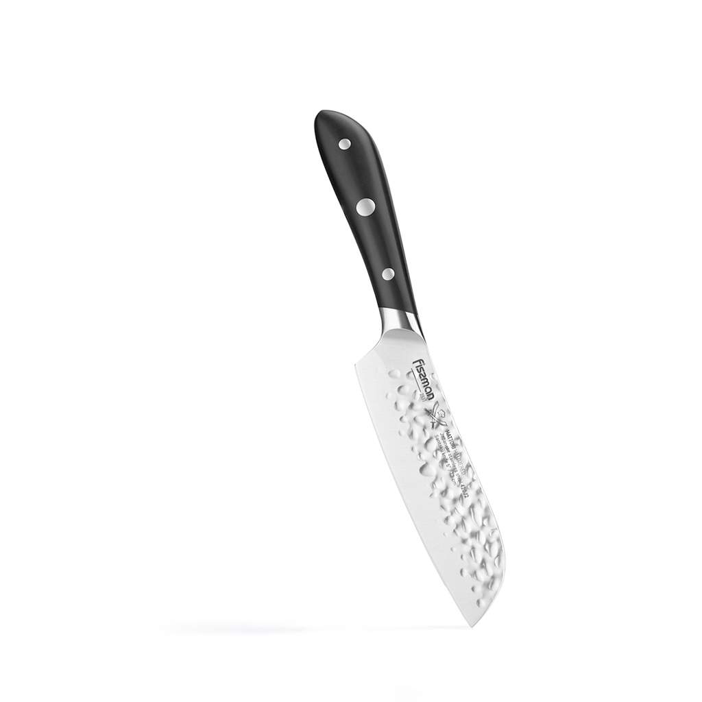 

Нож сантоку FISSMAN 2531 Hattori hammered 13 см, Нож сантоку 13 см Hattori hammered