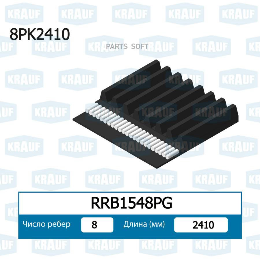 

Ремень Поликлиновой Krauf арт. RRB1548PG