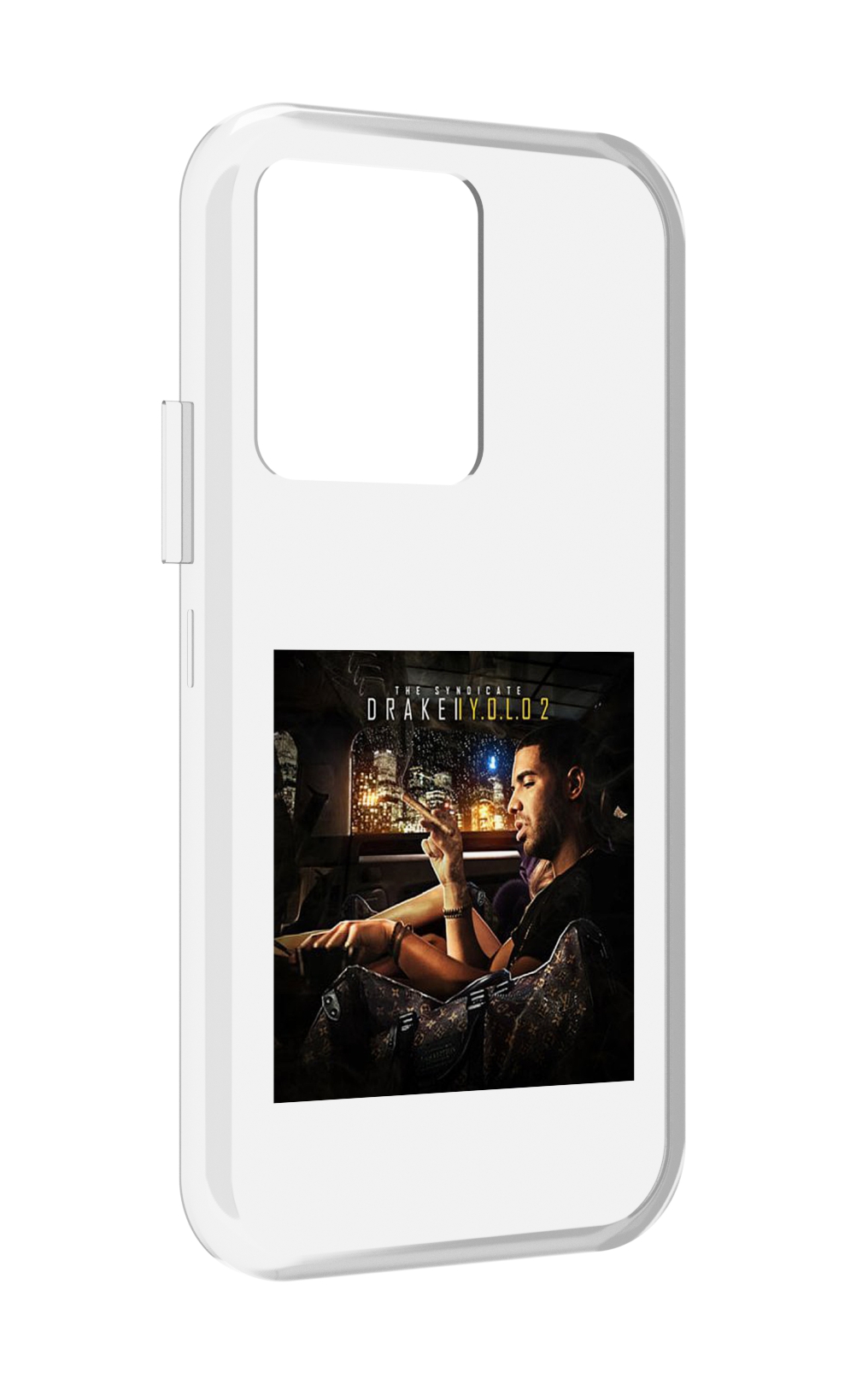 

Чехол MyPads Drake - You Only Live Once 2 для Vivo iQOO 10, Прозрачный, Tocco