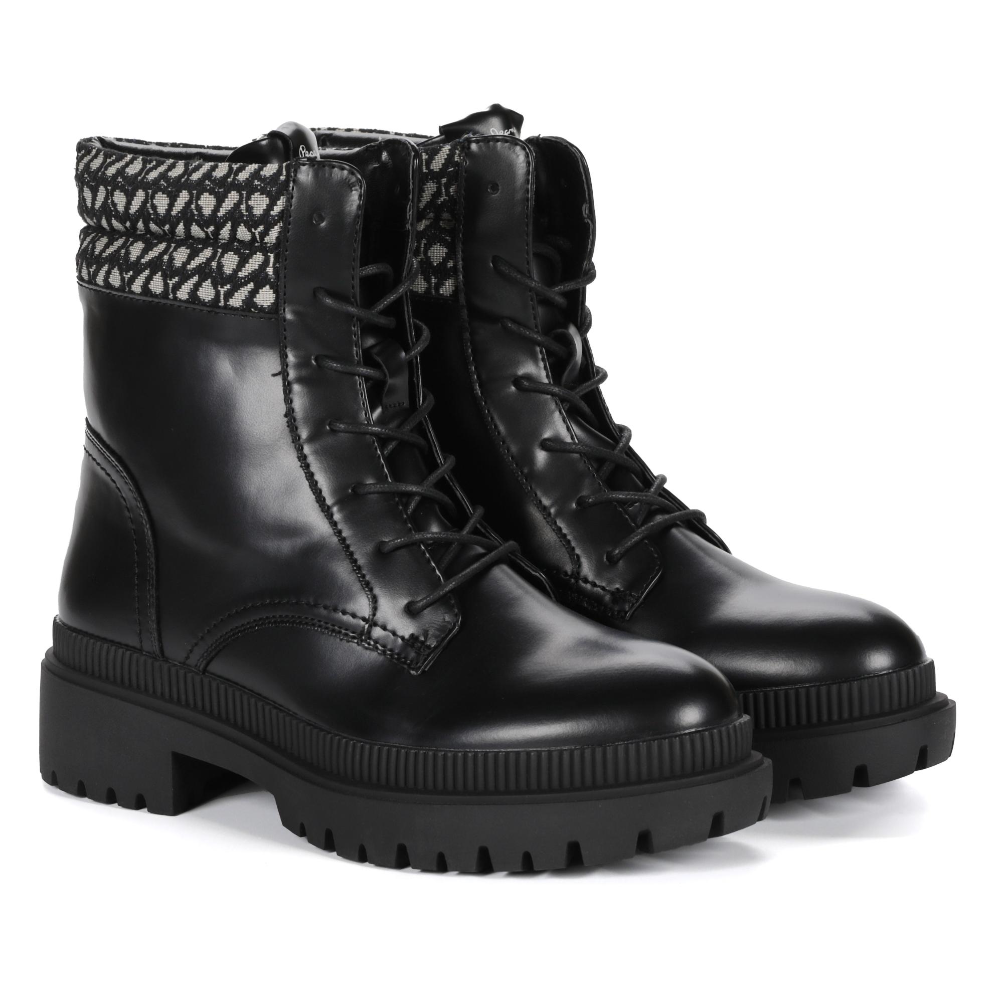 

Ботинки женские Pepe Jeans London BETTLE JACKI PLS50450 черные 37 EU, Черный, BETTLE JACKI PLS50450