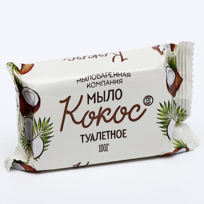 

Туалетное мыло МК Кокос в цветной обертке, 100 г, 6477521bb