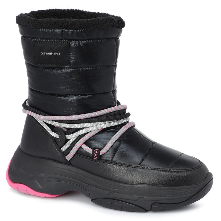 

Дутики женские Calvin Klein Jeans YW0YW00471 черные 38 EU, YW0YW00471