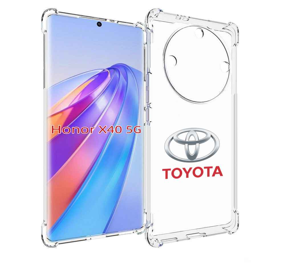 

Чехол MyPads toyota-4 мужской для Honor X40, Прозрачный, Tocco