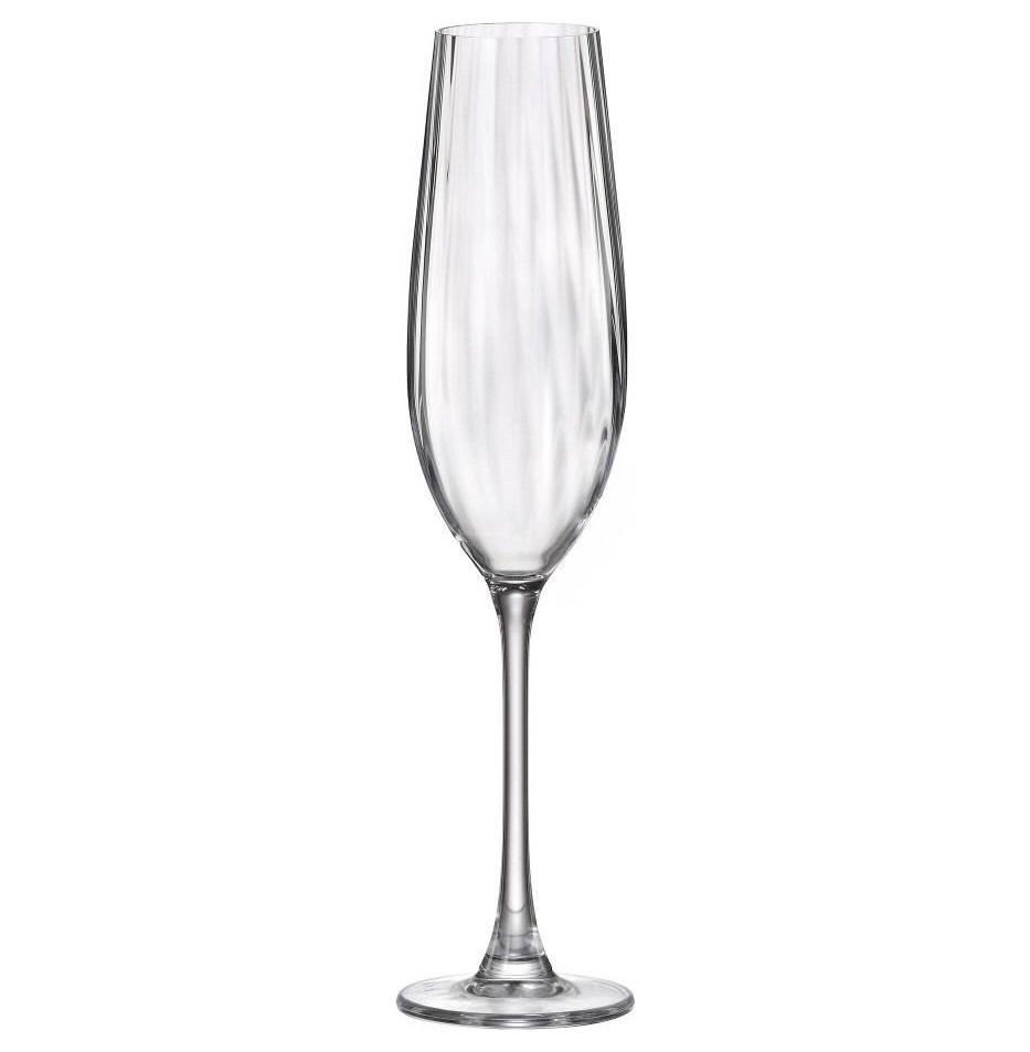 

Бокалы 260мл 6 шт Crystalite Bohemia Columba Колумба Оптика Без декора, 310084, Прозрачный, Columba