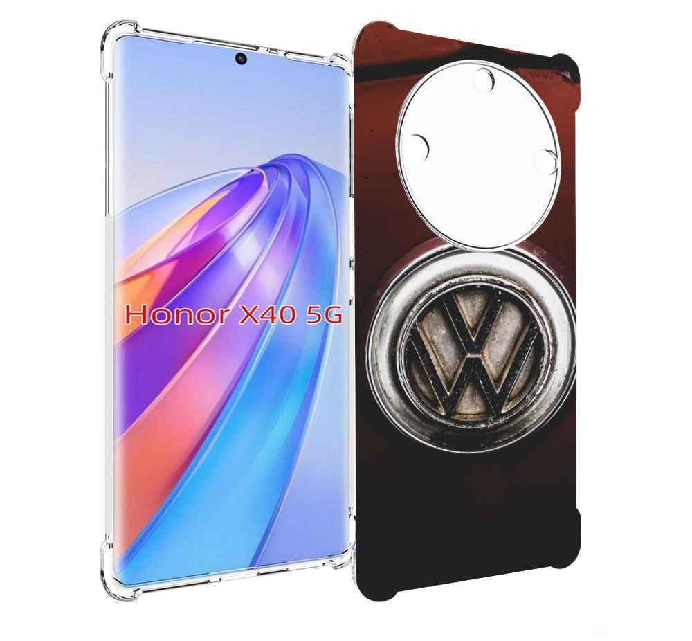 

Чехол MyPads volkswagen 1 мужской для Honor X40, Прозрачный, Tocco