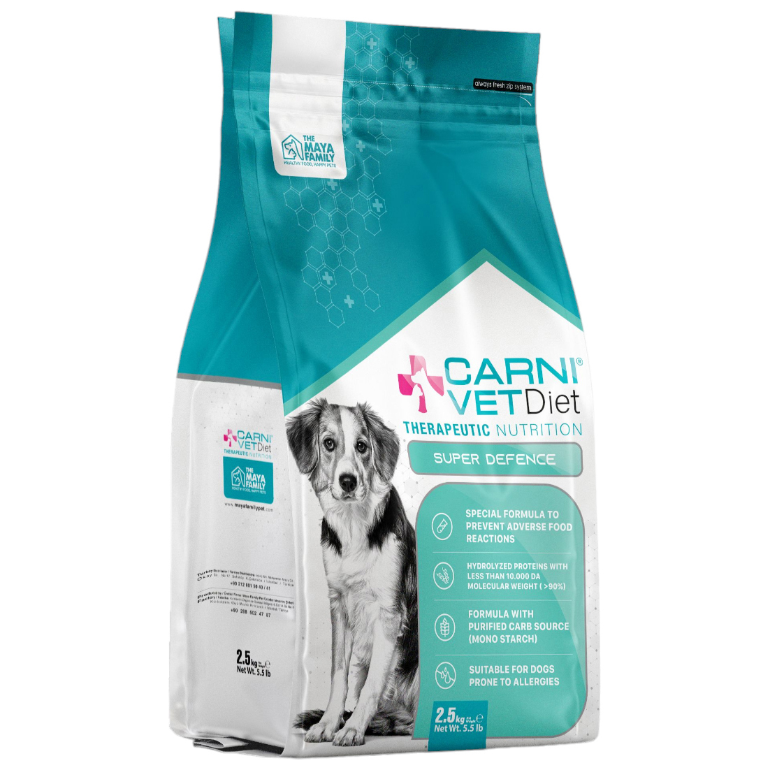 Сухой корм для собак CARNI Vet Diet Dog Super Defense при аллергии, с лососем, 2,5 кг