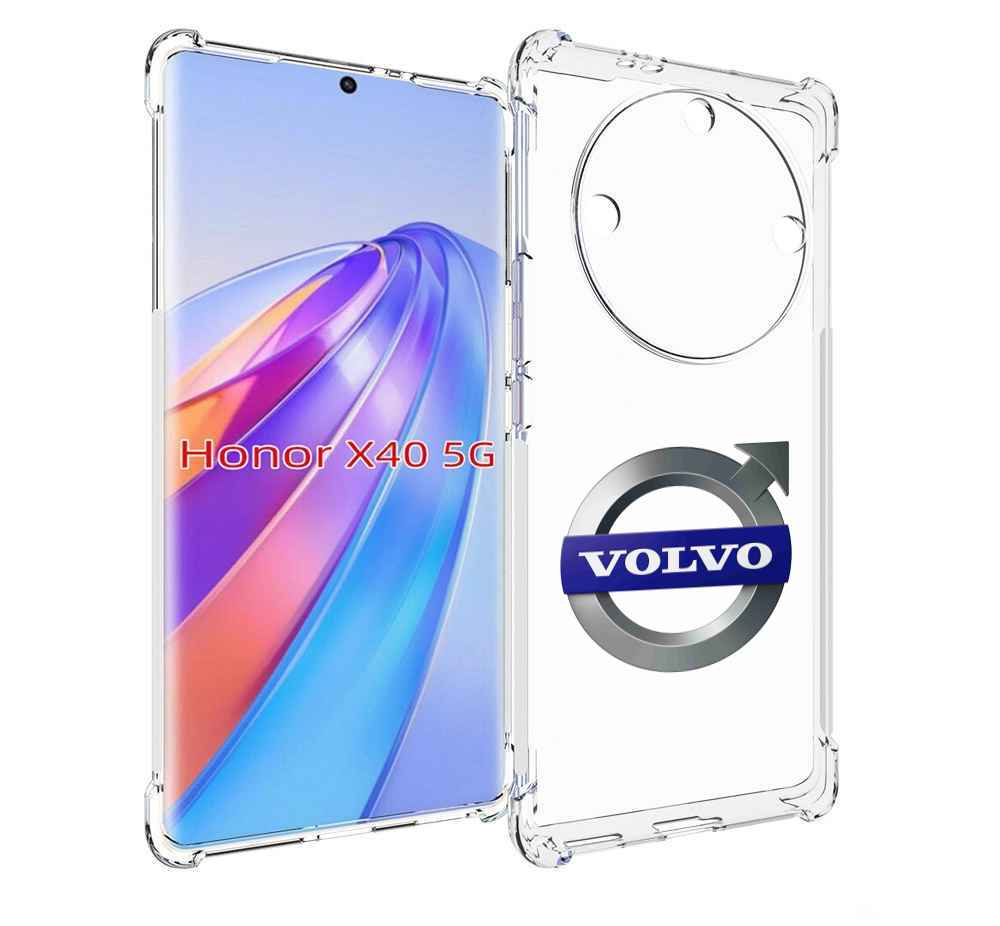 

Чехол MyPads volvo мужской для Honor X40, Прозрачный, Tocco