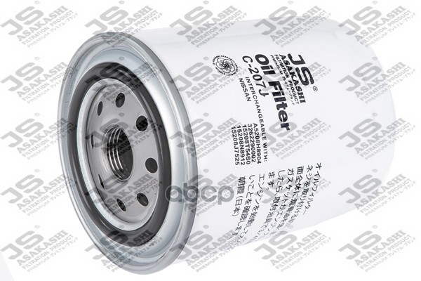 фото Фильтр масляный nissan almera/primera/sunny/terrano 1.3-3.0 -02 js asakashi c207j