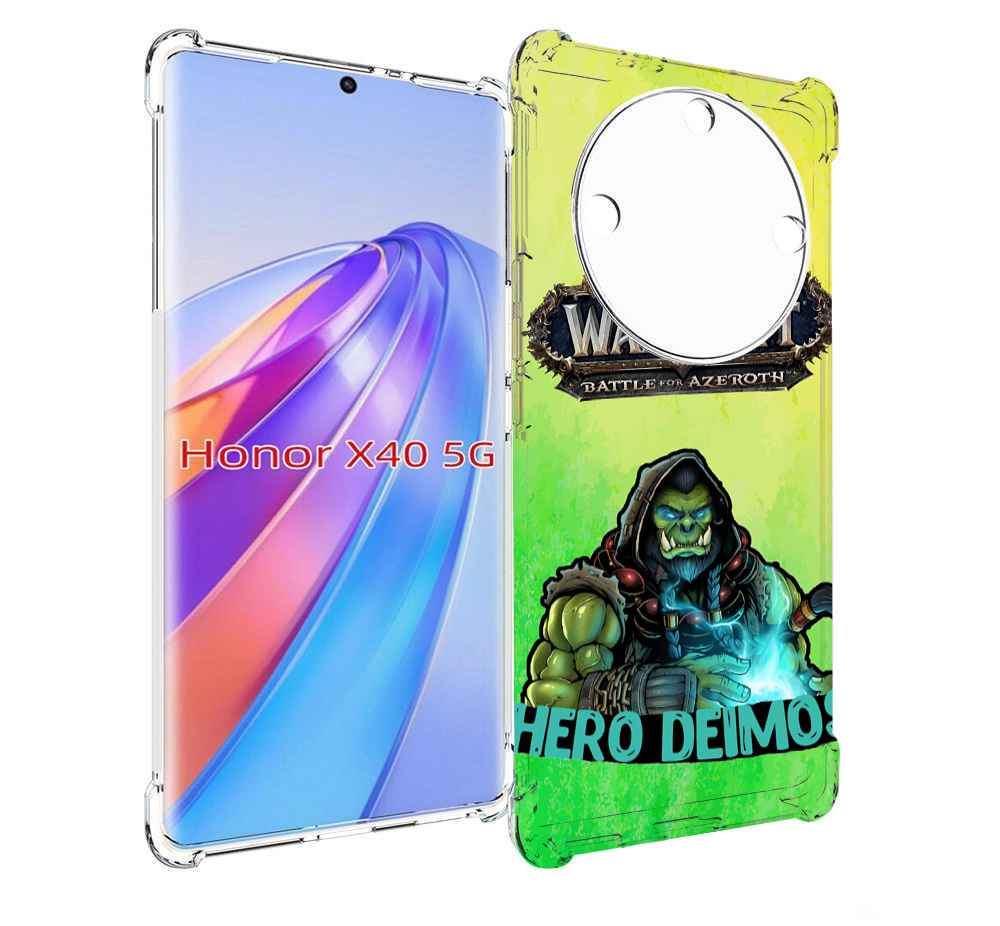 

Чехол MyPads world-of-warcraft мужской для Honor X40, Прозрачный, Tocco