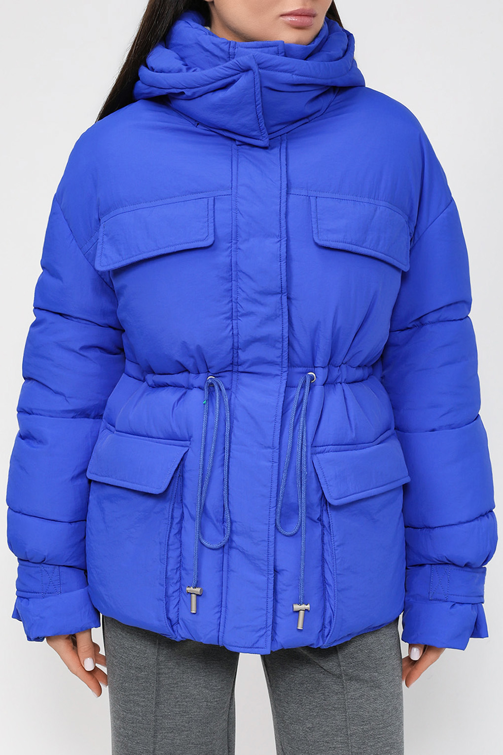 

Куртка женская Belucci BL22109222CD-005 синяя 44 RU, Синий, BL22109222CD-005