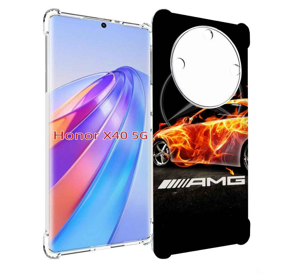 

Чехол MyPads АМГ мужской для Honor X40, Прозрачный, Tocco