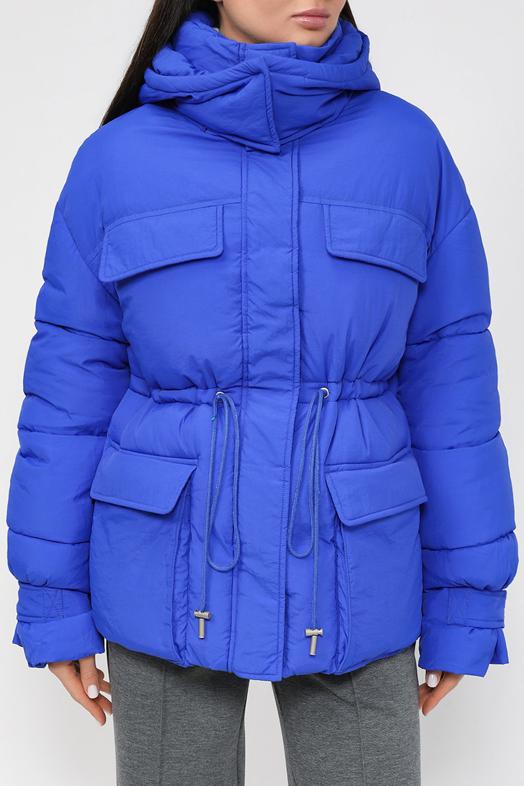 Куртка женская Belucci BL22109222CD-005 синяя 48 RU