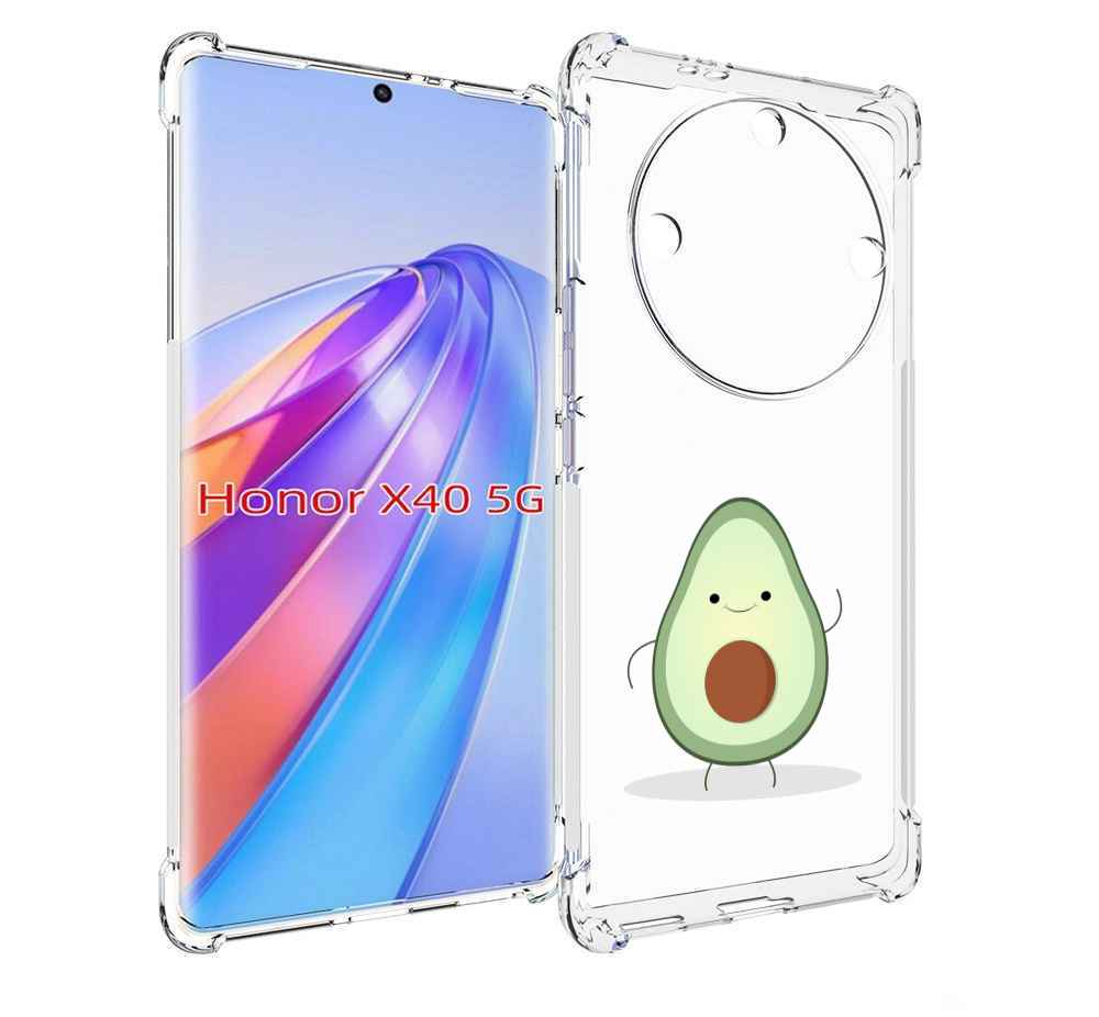 

Чехол MyPads Авокадик для Honor X40, Прозрачный, Tocco