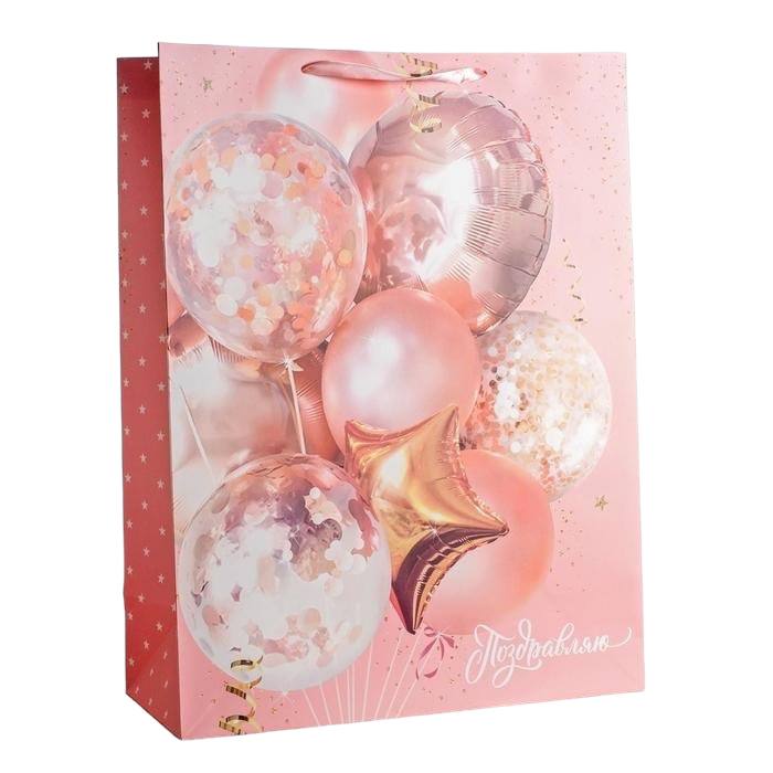 

Пакет ламинированный вертикальный XXL «Поздравляю!», 61 х 46 х 20 см, 4599927bb