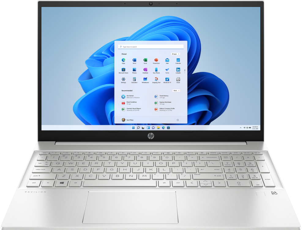 Ноутбук HP Pavilion 15-eh20655nw 714A7EA серебристый (714A7EA)