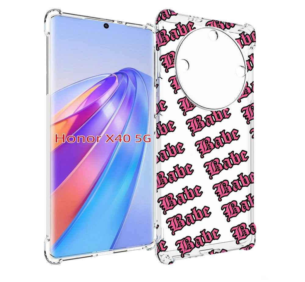 

Чехол MyPads Бабе для Honor X40, Прозрачный, Tocco