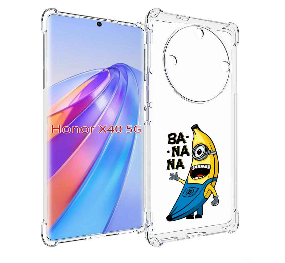 

Чехол MyPads Банана-миньон для Honor X40, Прозрачный, Tocco