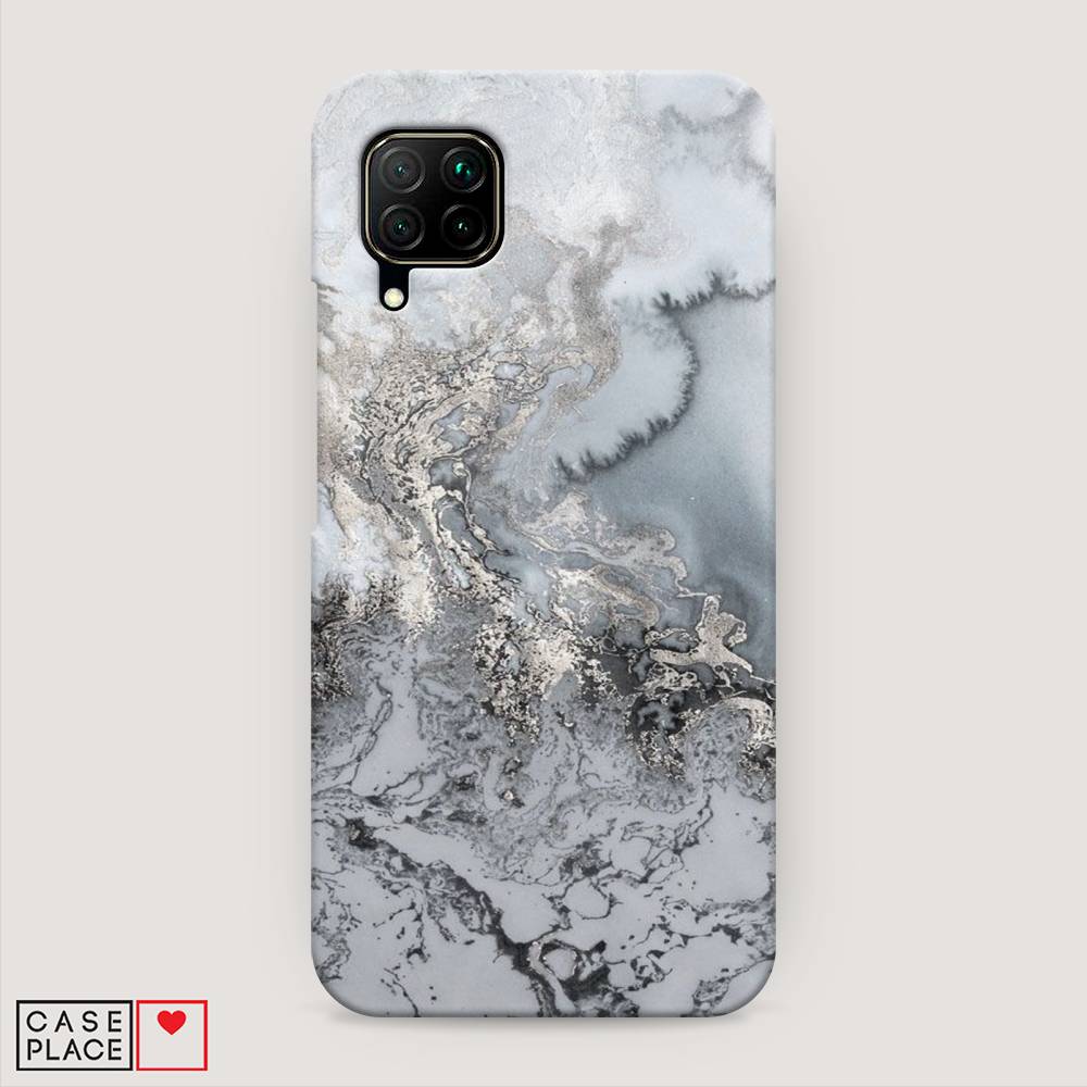фото Чехол awog "морозная лавина серая" для huawei p40 lite