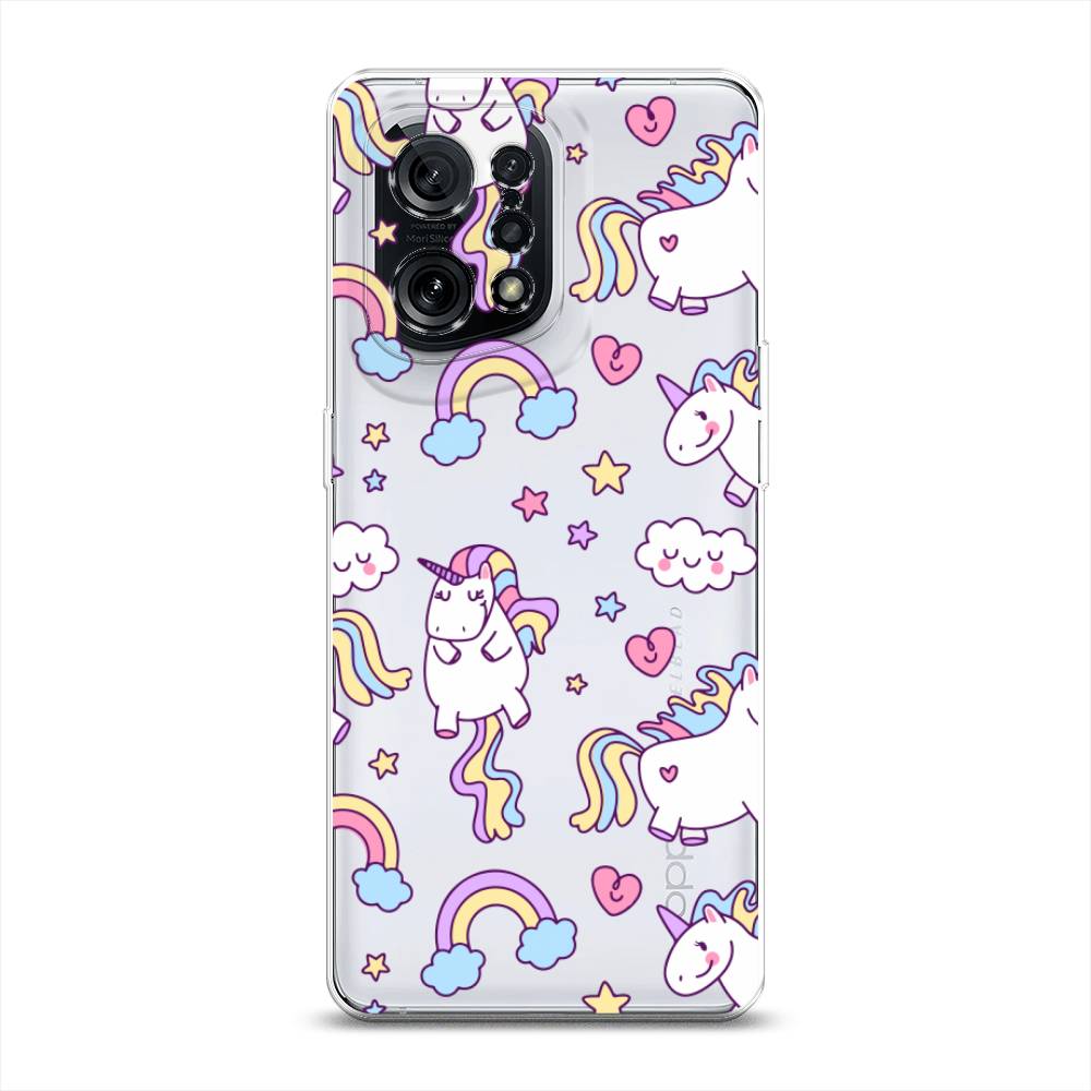 

Силиконовый чехол "Sweet unicorns dreams" на Oppo Find X5, Sweet unicorns dreams