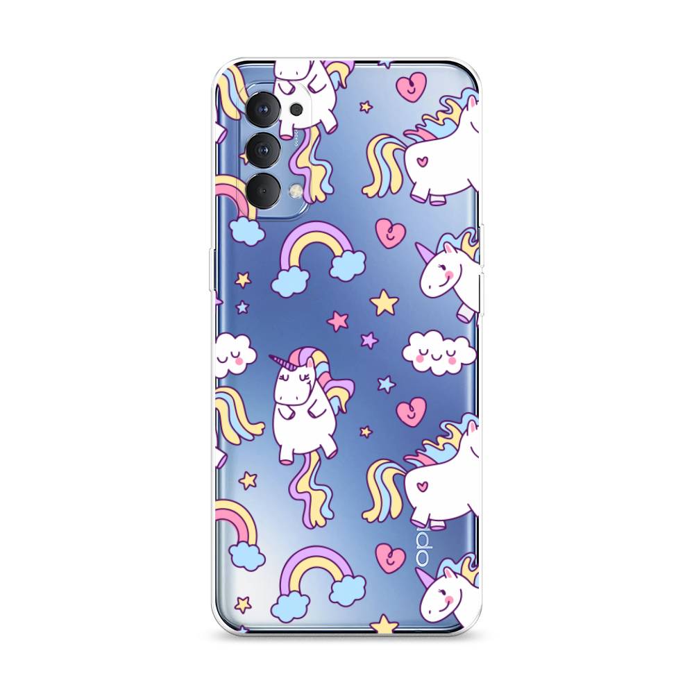 

Силиконовый чехол "Sweet unicorns dreams" на Oppo Reno 4 4G, Sweet unicorns dreams