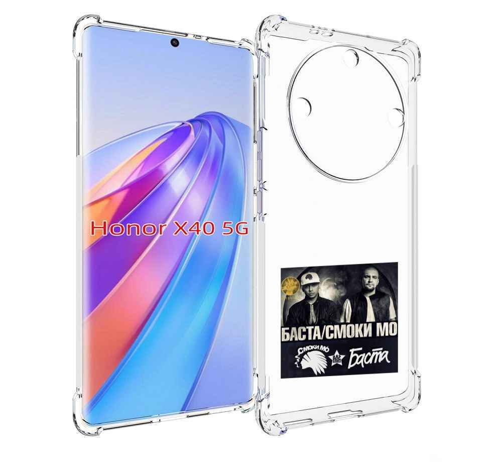 

Чехол MyPads Баста, Смоки Мо Баста для Honor X40, Прозрачный, Tocco