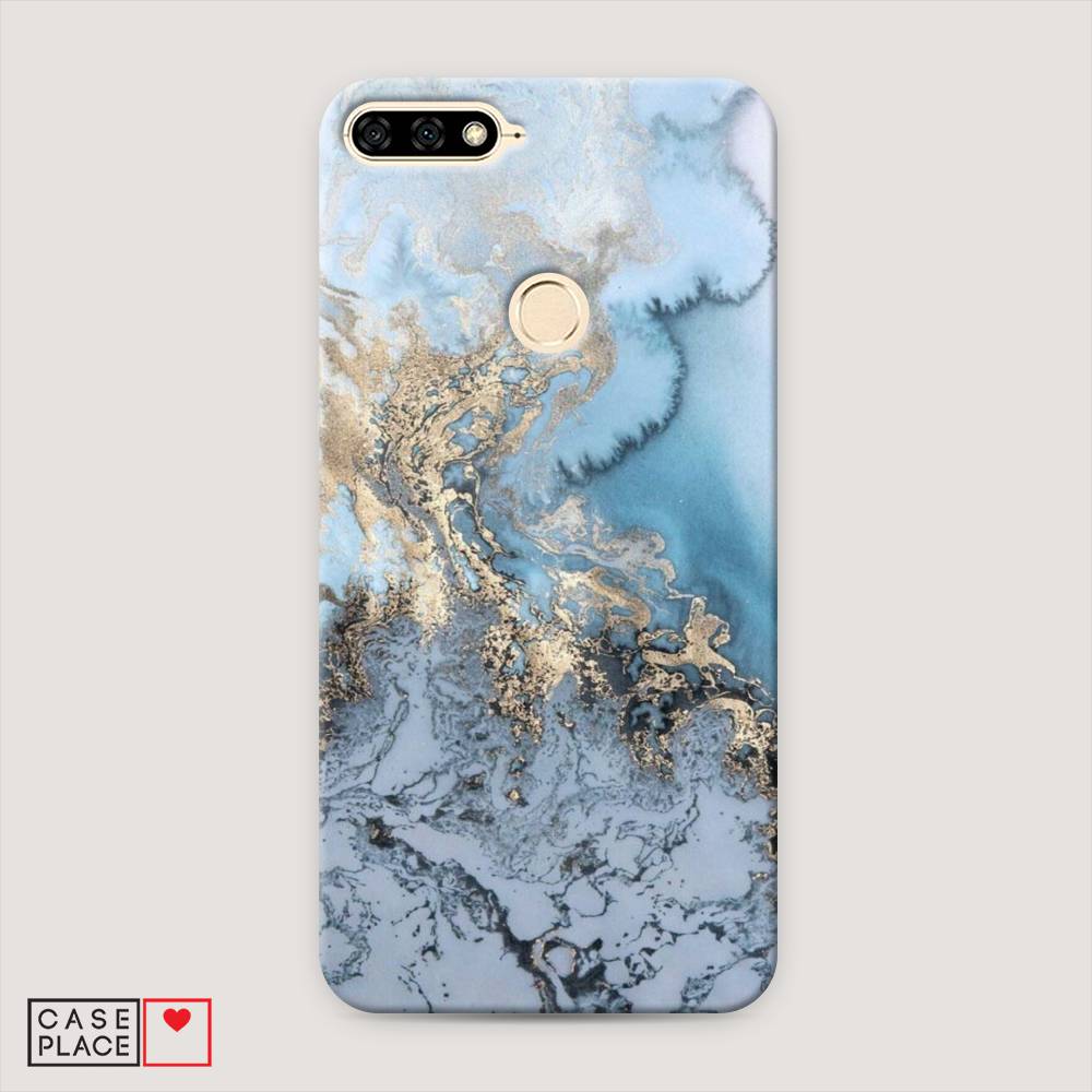 

Чехол Awog "Морозная лавина синяя" для Honor 7C, 64520-2