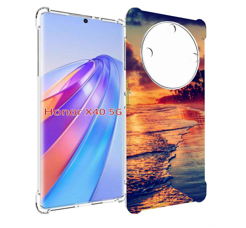 

Чехол MyPads Берег для Honor X40, Прозрачный, Tocco