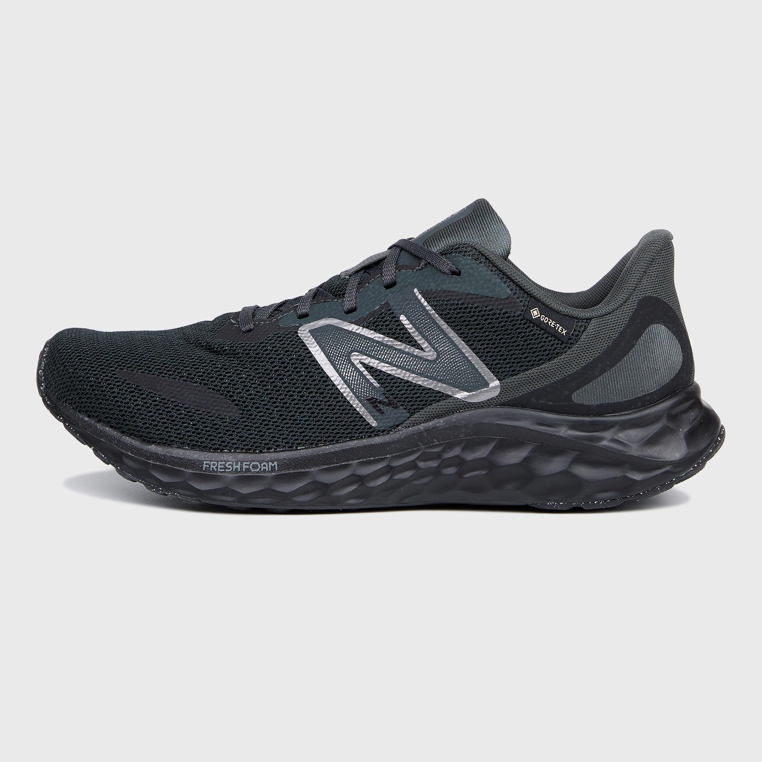 

Кроссовки мужские New Balance Fresh Foam Arishi V4 Gore-Tex черные 8.5 US, Черный, Fresh Foam Arishi V4 Gore-Tex